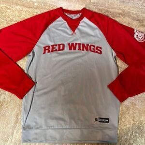 Reebok Detroit Redwing Hockey Crew Neck Unisex Men Size S